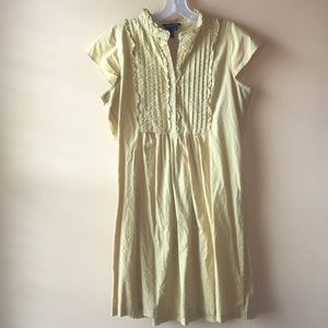 “Hope and Honey” Button-up Yellow dress